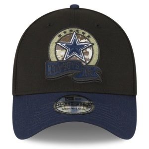 Men's Dallas Cowboys New Era Black/Navy 2022 Salute To Service 39THIRTY Flex Hat